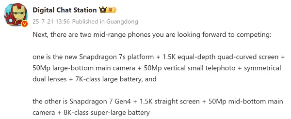 Thông tin về Redmi Note 15 Pro+ được leaker uy tín Digital Chat Station tiết lộ