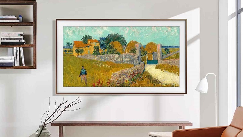 Dòng tivi tranh được thiết kế như một bức tranh nghệ thuật