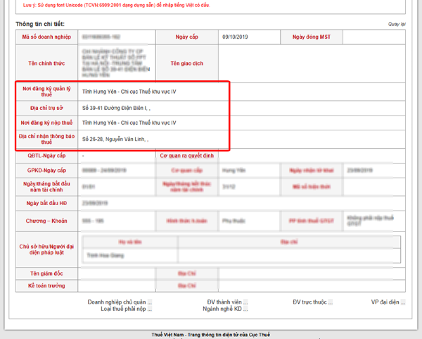 Nhấn vào tên doanh nghiệp để xem đầy đủ thông tin 