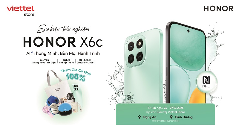 Sự kiện trải nghiệm HONOR X6c