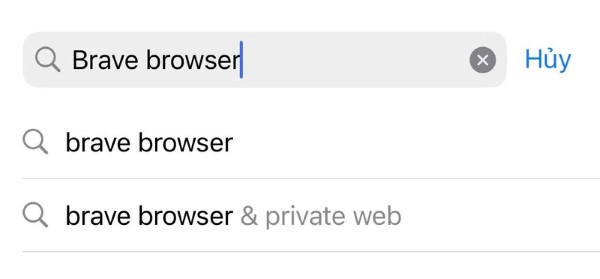 Tìm kiếm “Brave Browser”