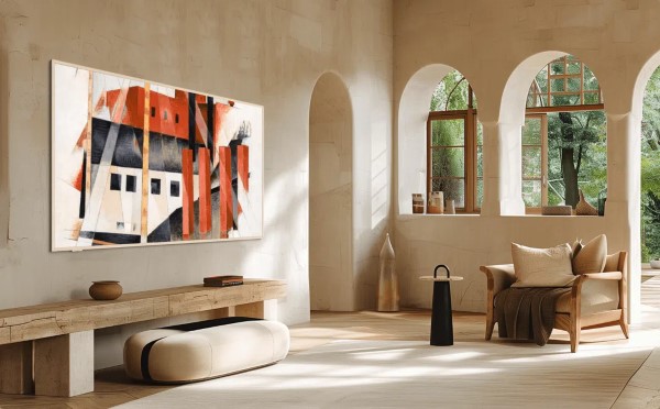 TV không viền như một trang trí nội thất hiện đại