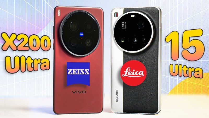 Thiết kế vivo X200 Ultra và Xiaomi 15 Ultra hoàn thiện với chất liệu cao cấp