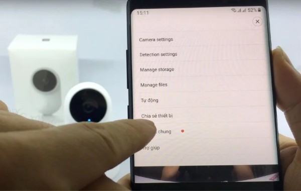 Chọn “Chia sẻ thiết bị”