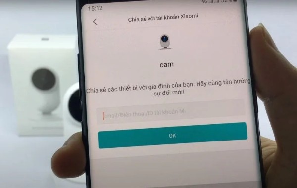Đăng nhập tài khoản Xiaomi trên app Mi Home 