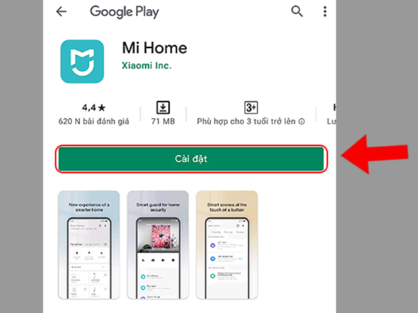 Tải và cài đặt ứng dụng Mi Home cho máy tính