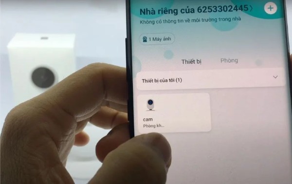 Chọn thiết bị camera 