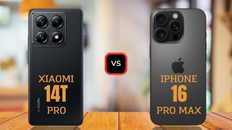 So sánh Xiaomi 14T Pro vs iPhone 16 Pro Max về thiết kế