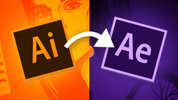 Adobe After Effect có thể  kết nối trực tiếp với Adobe Illustrator