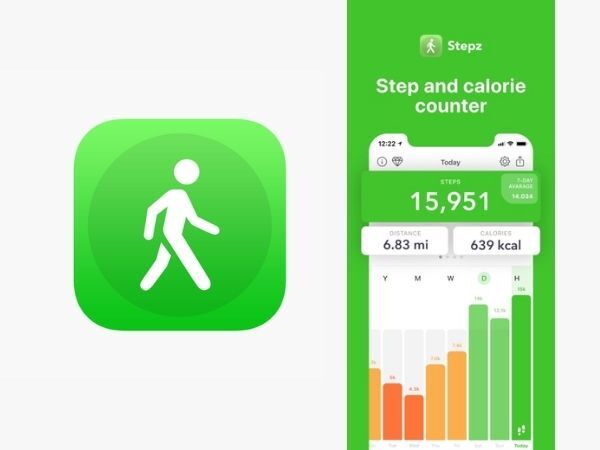 Stepz có khả năng đồng bộ với Apple Health