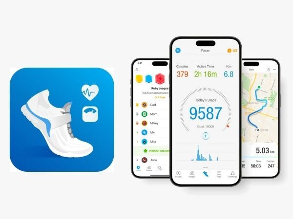 Pacer là một ứng dụng đếm bước chân cực đa năng