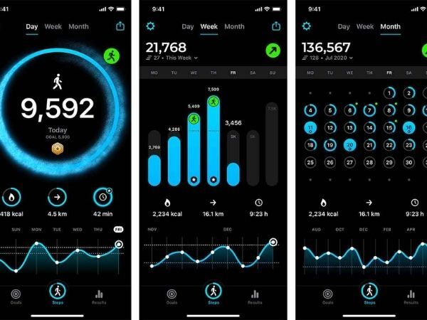 StepsApp cũng là một ứng dụng khá phổ biến để đếm bước chân