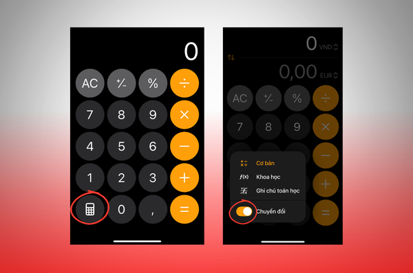 app đổi tiền tệ trên iphone