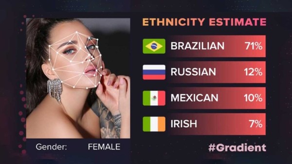 Ứng dụng Gradient đưa ra nhiều thông tin thú vị dựa trên khuôn mặt