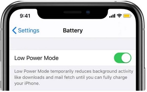 Biểu tượng pin vàng iPhone là gì?