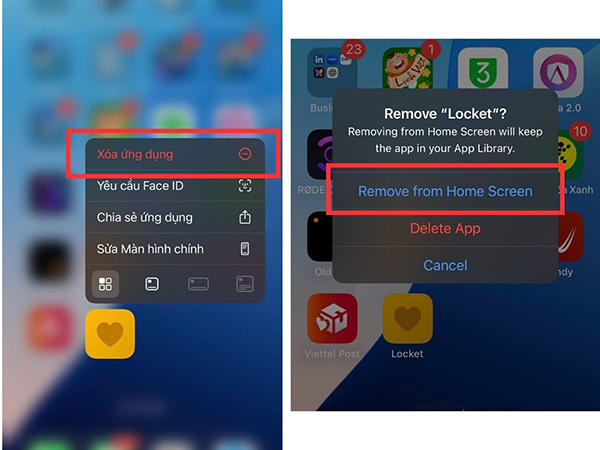 cách ẩn ứng dụng trên iphone