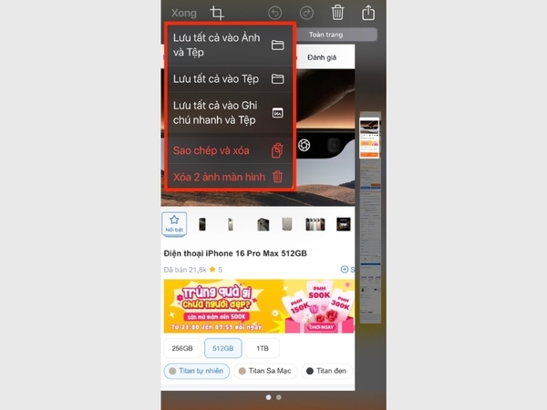 cách chụp màn hình iphone
