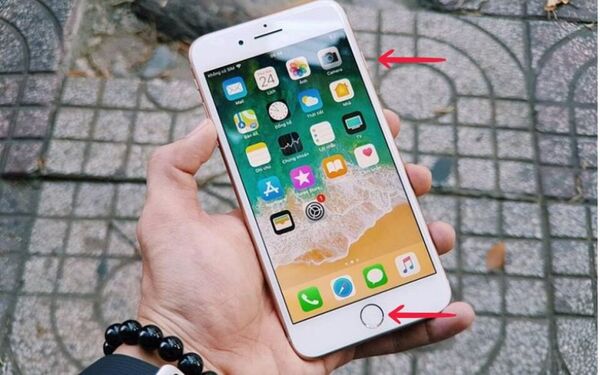 cách chụp màn hình iphone