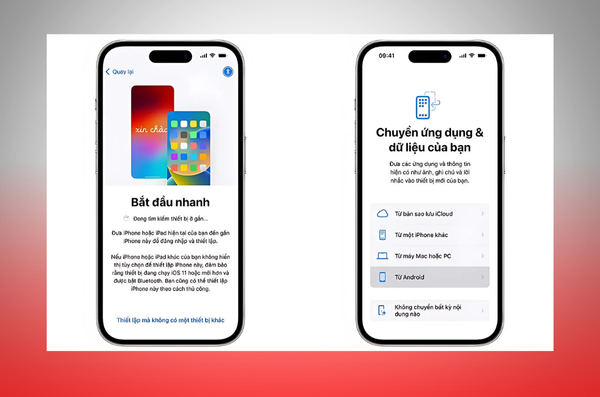 cách chuyển dữ liệu từ android sang iphone