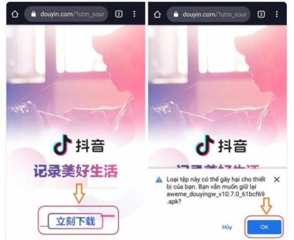 Nhấn nút “立即下载” để tải về