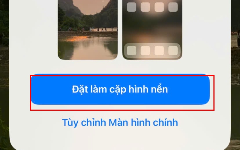 cách đặt hình nền iphone