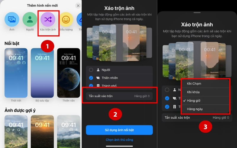 cách đặt hình nền iphone
