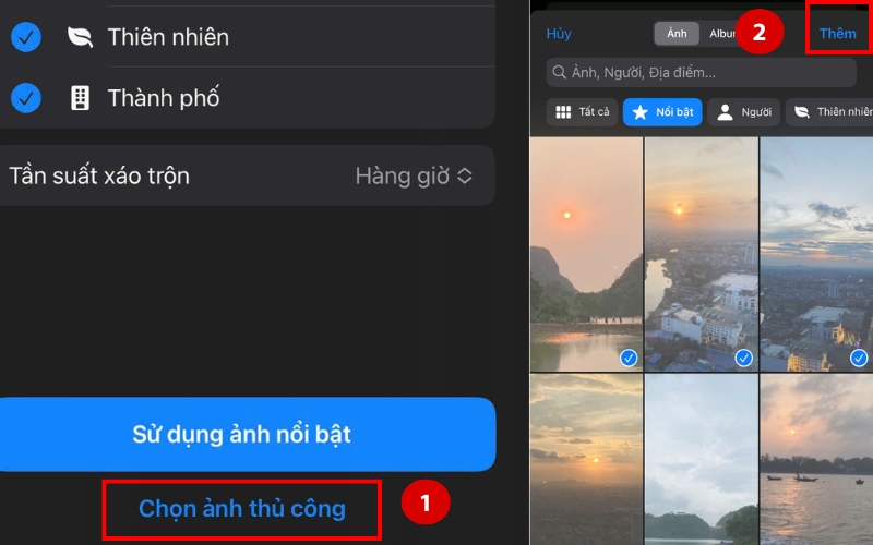 cách đặt hình nền iphone