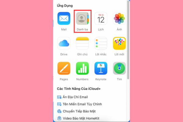 cách đồng bộ danh bạ trên iphone