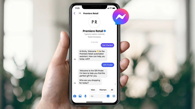Làm mờ tin nhắn Messenger che đi nội dung hiển thị