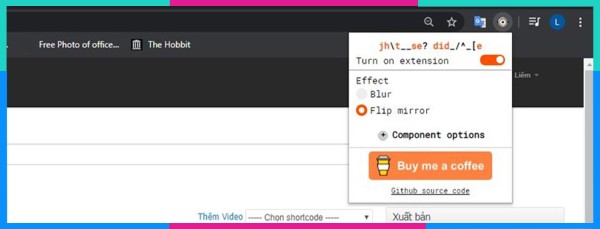 Nhấn vào biểu tượng tiện ích