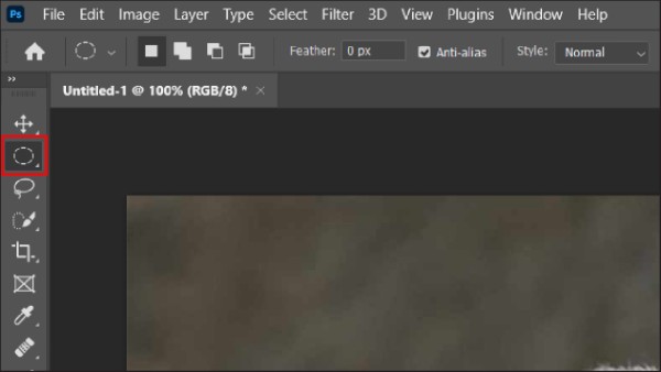 Chọn hình elip để bao quanh chủ thể