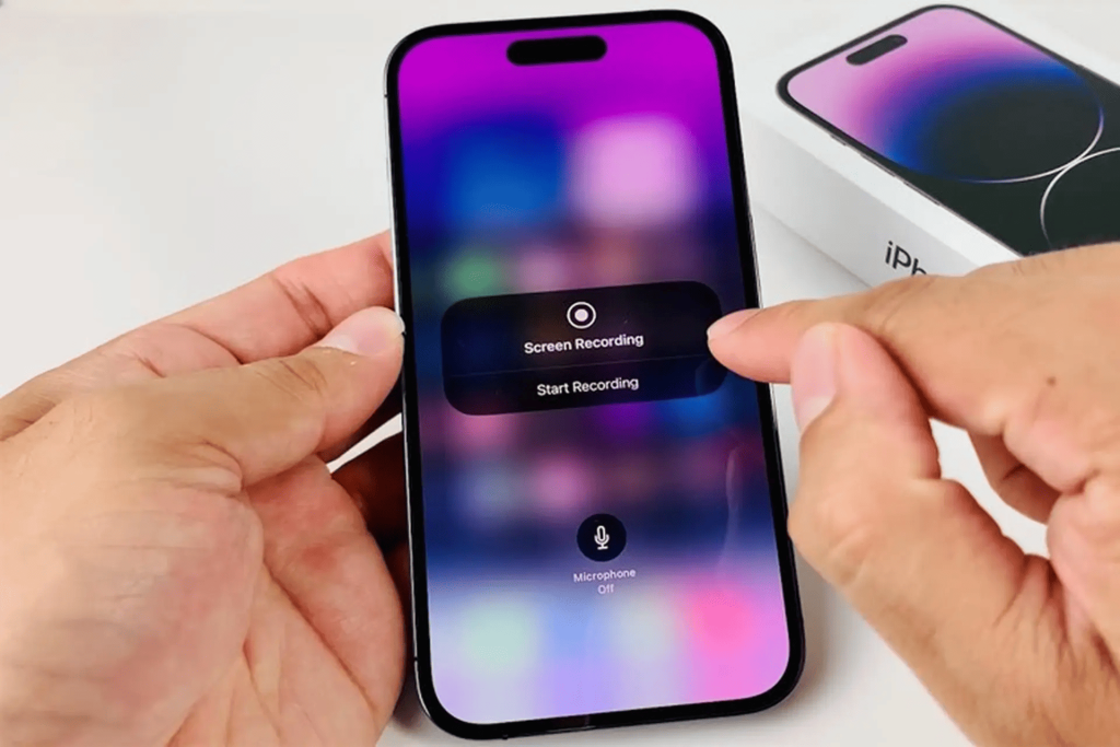 cách quay màn hình iphone