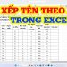 cách sắp xếp tên theo abc trong excel
