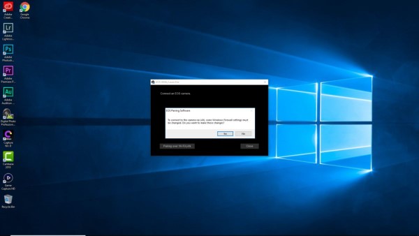 Cài đặt và mở phần mềm Canon EOS Utility