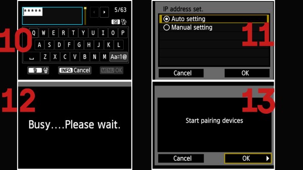 Thiết lập địa chỉ IP cho máy ảnh