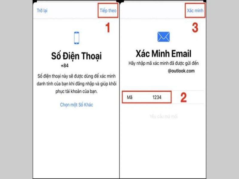 cách tạo icloud mới trên iphone