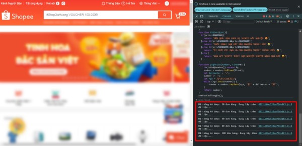 Đợi thể thống xử lý kết quả