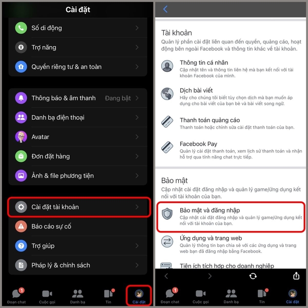 cách xoá tài khoản messenger trên iphone