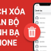 Cách xoá tất cả danh bạ iPhone kèm ảnh minh họa