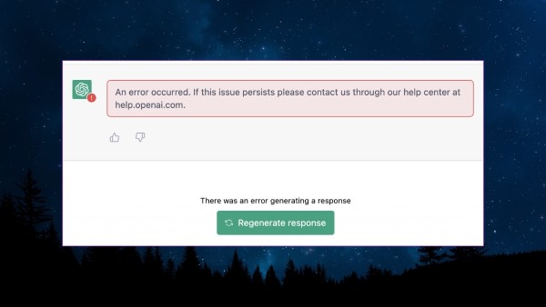 Thông báo lỗi “An error occurred”