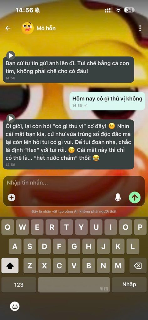 Nhân vật Mỏ hỗn sẽ có phong cách trò chuyện kiểu mỉa mai, bắt bẻ nhưng không kém phần hài hước