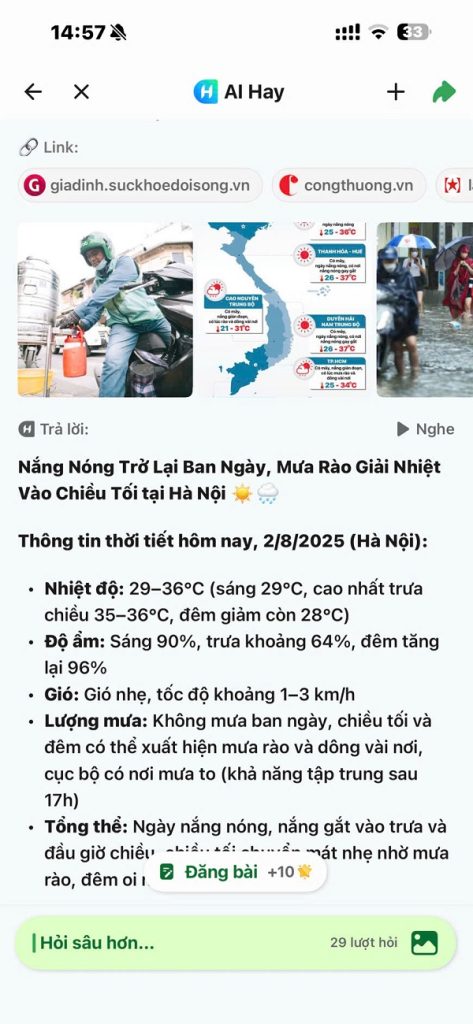 Sử dụng chatbot AI Hay mang lại lợi ích gì?