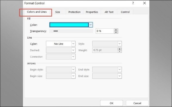 Tab Colors and Lines