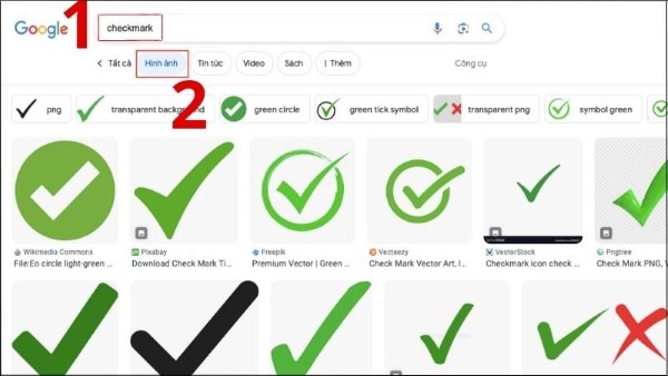 Tìm kiếm từ khóa Checkmark