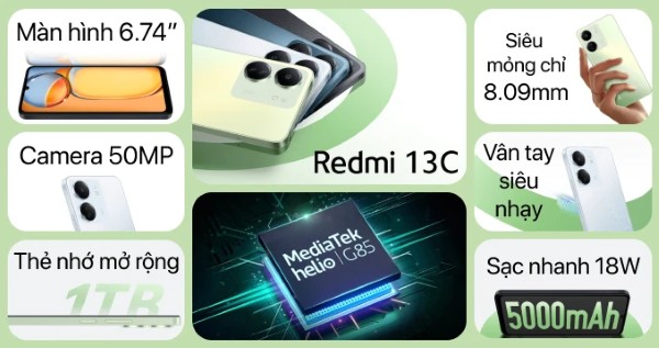 Xiaomi Redmi 13C 4GB 128GB