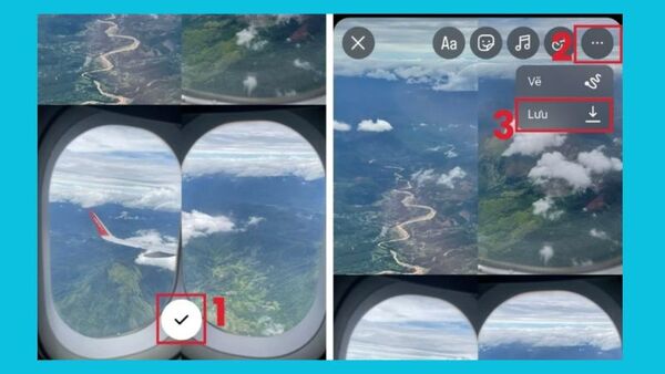 ghép ảnh trên iphone