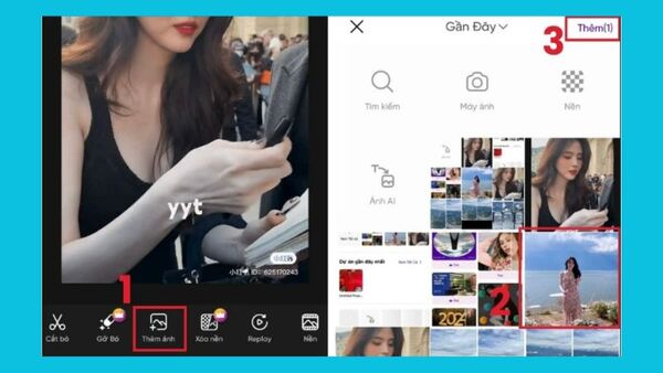 ghép ảnh trên iphone