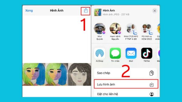 ghép ảnh trên iphone