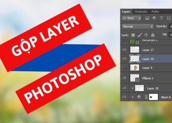 gộp Layer trong Photoshop