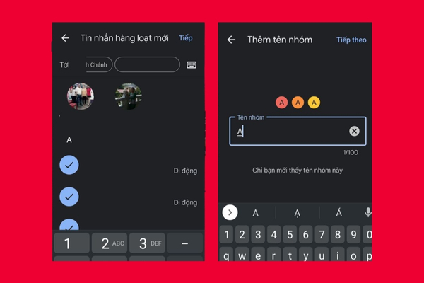 gửi tin nhắn hàng loạt trên iphone
